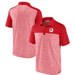 Boston Red Sox Fanatics True Classics  MLB Avid Fan Brushed Polo Red Men Size S